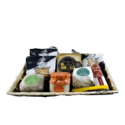 Corazón Extremeño Cesta Regalo Navidad Lote Cesta Gourmet Leche Pasteurizada