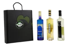 Discount Corazón Extremeño Cesta Regalo Navidad Lote Estuche Vino blanco Extremeño
