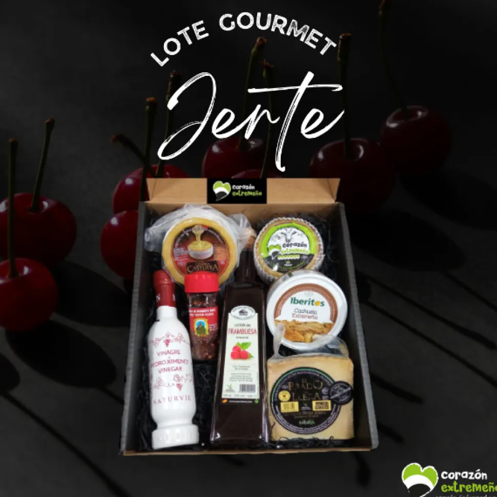 Cesta Regalo Navidad Lote Gourmet Jerte