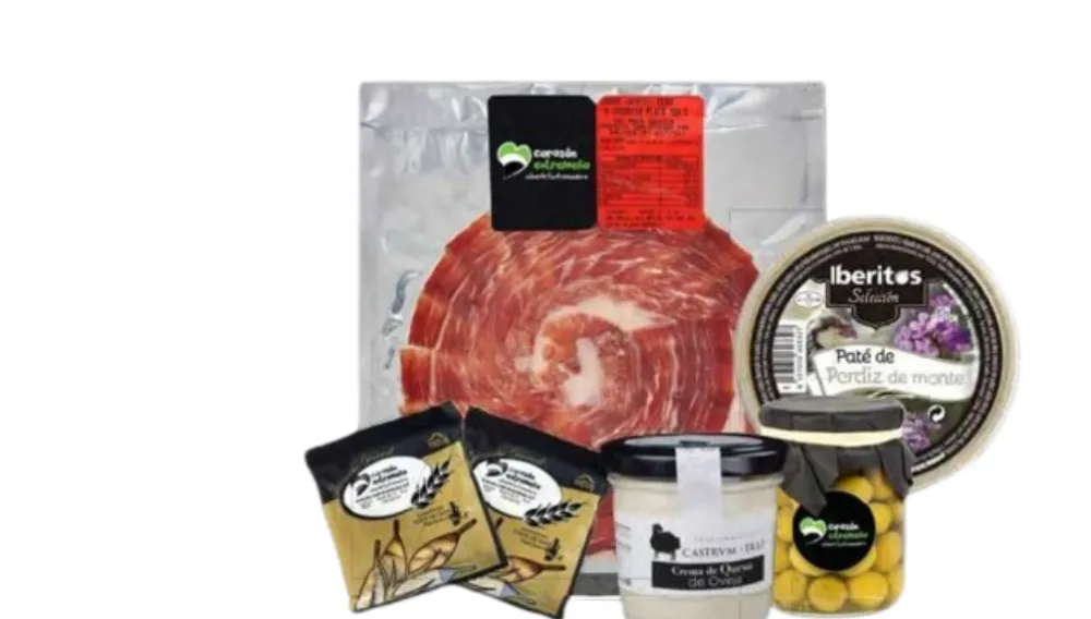 Online Corazón Extremeño Cesta Regalo Navidad Lote Gourmet CEX Nº 1