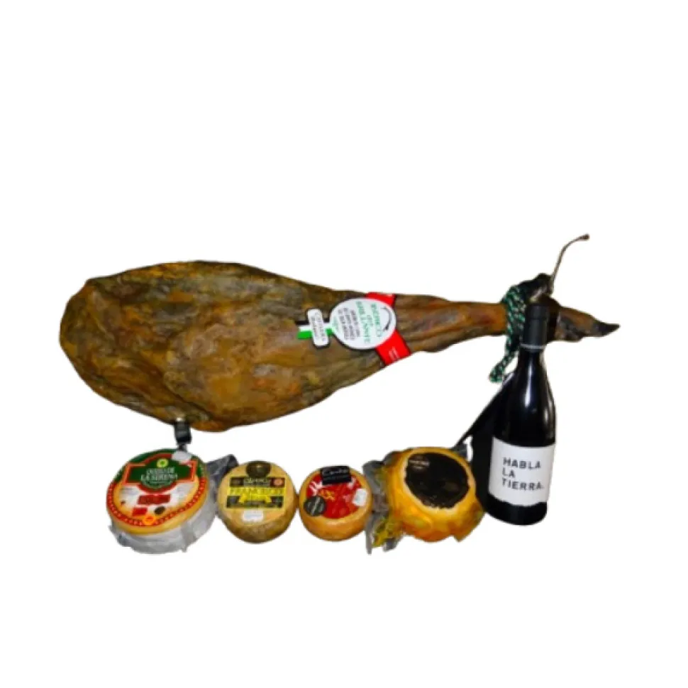 Cesta Regalo Navidad Lote Gourmet Extremeño Quintana
