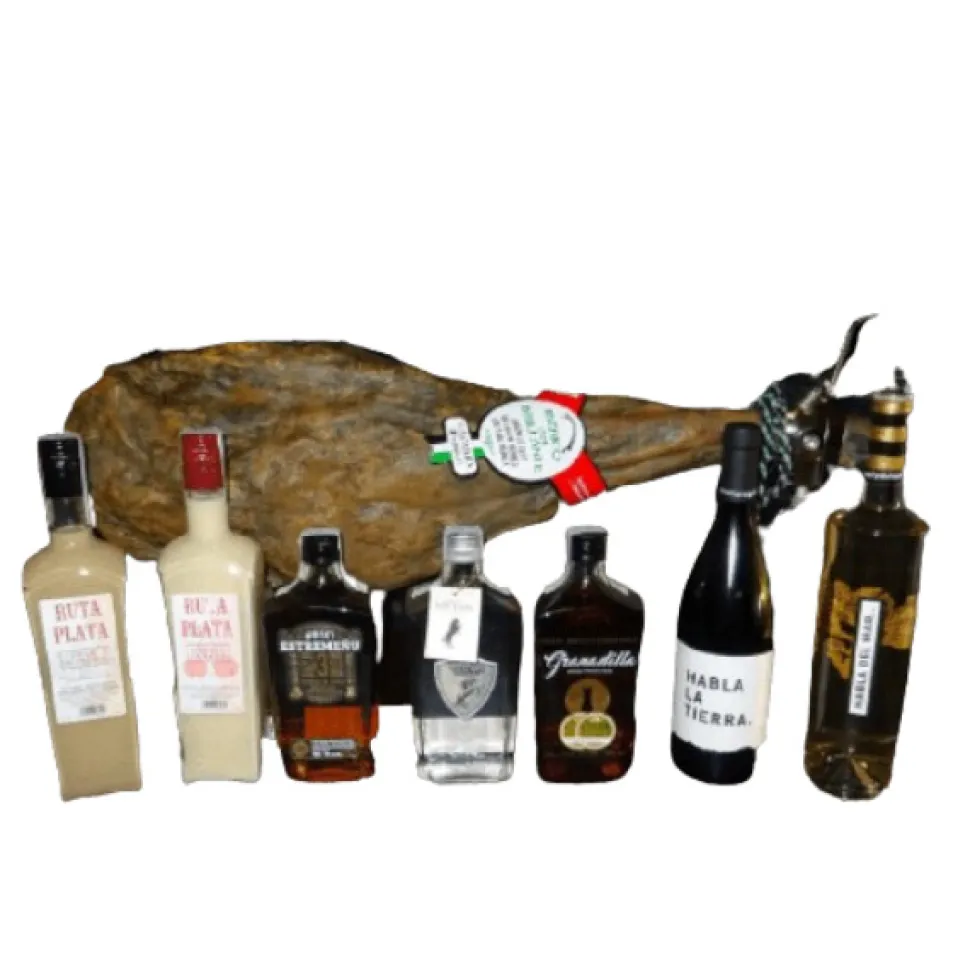 Cesta Regalo Navidad Lote Gourmet Extremeño Guadalupe