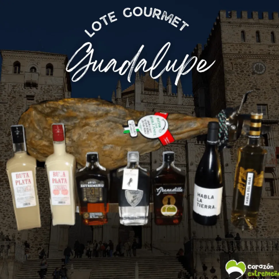 Cesta Regalo Navidad Lote Gourmet Extremeño Guadalupe