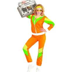 Best Disfraces Lucero Chándal Años 80s Adulto Naranja