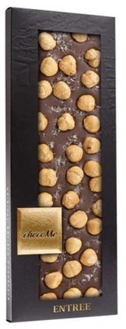 chocoMe - Chocolate con Leche 43% con Sal Maldon y Avellana de Piemonte