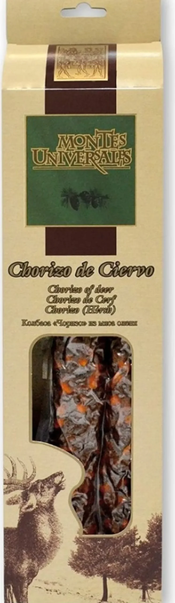 Chorizo Sarta Extra de Ciervo envasado al vacío (250g)