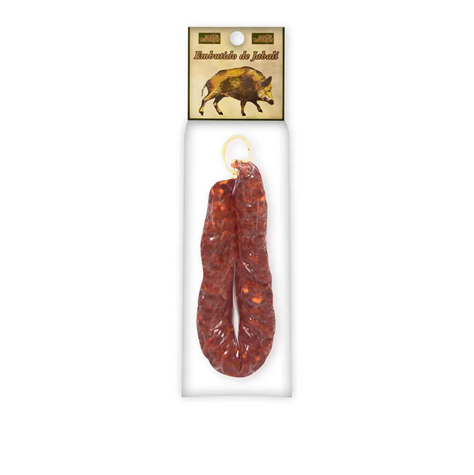 Chorizo Sarta Extra de Jabalí envasado al vacío (250g)