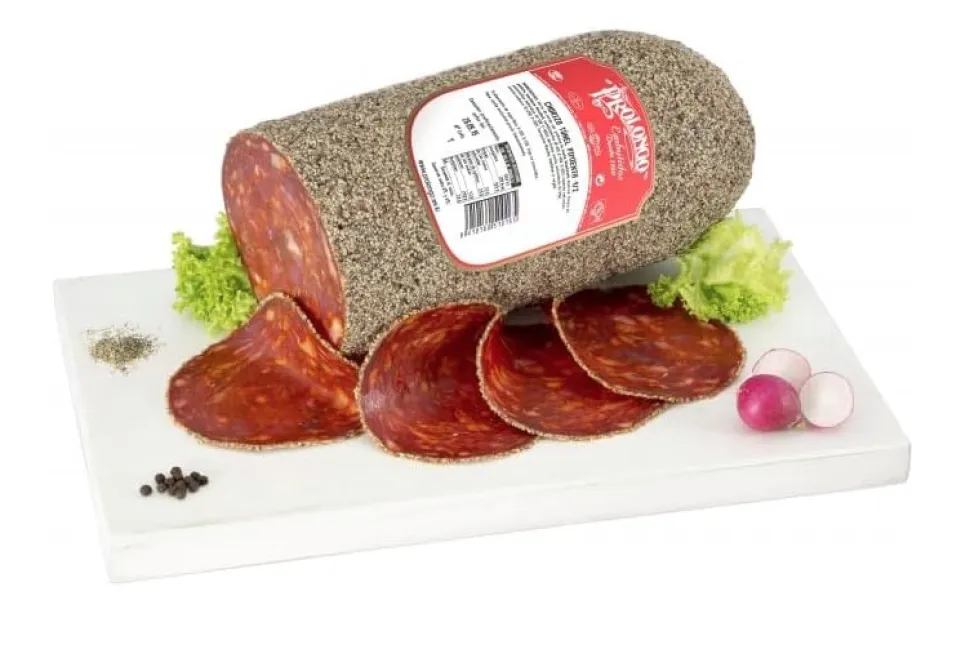 Chorizo Túnel Pimienta - Piezas de 2,100 Kg en Nuestra Selección Especial Ibéricos a Domicilio Gourmet