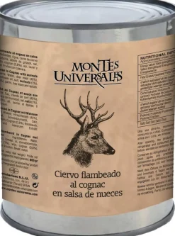 Discount Montes Universales Ciervo flambeado al cognac en salsa de nueces (865g)