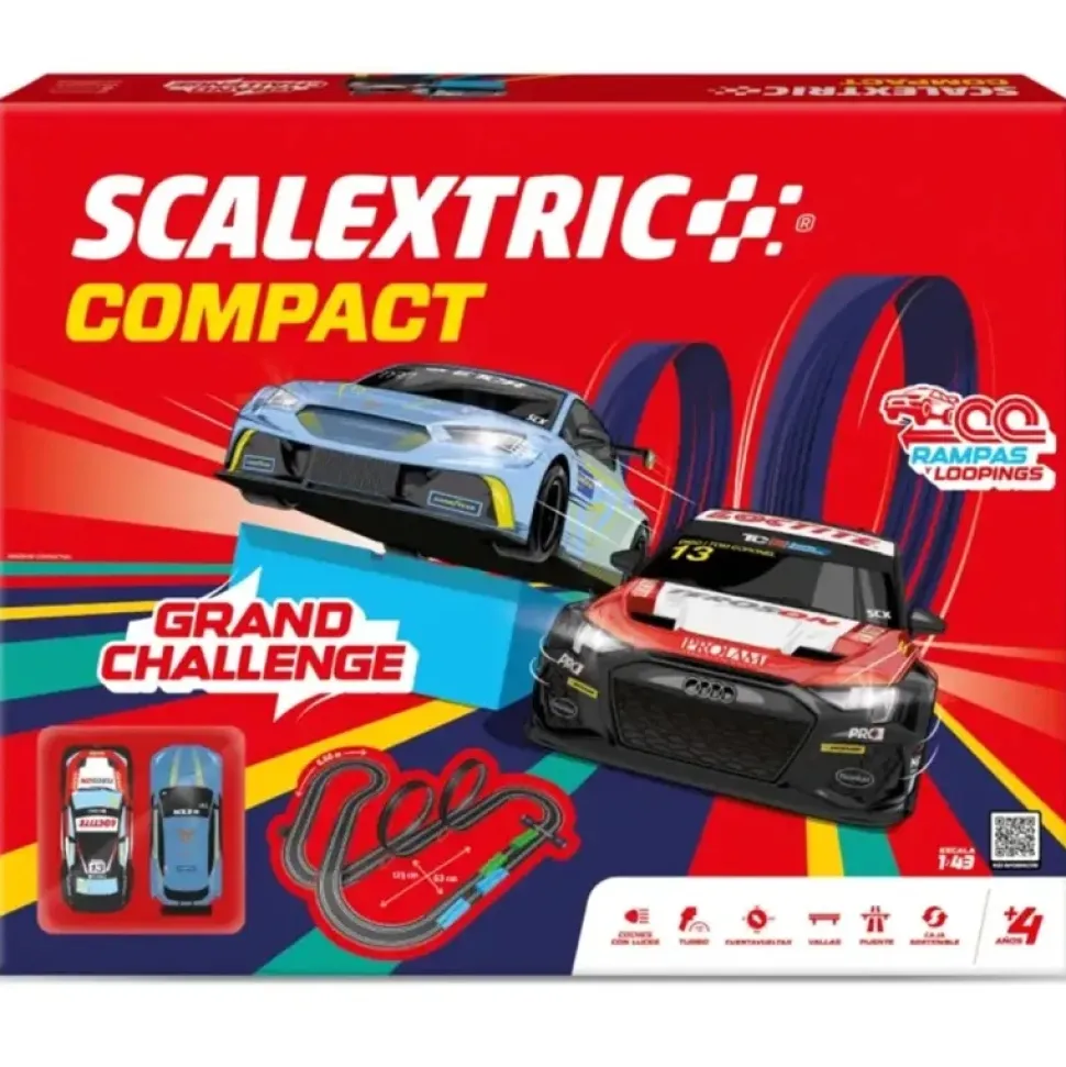 Circuito Slot Compact Grand Challenge de Scalextric +4A