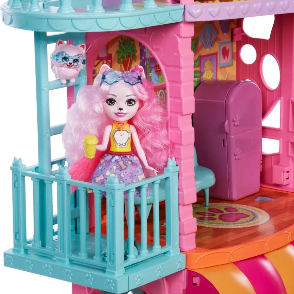 Best Enchantimals City Tails Apartamento de Palmer Pomeranian y Pommy