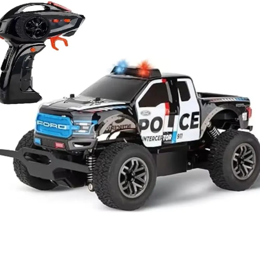 Sale Carrera Coche Camioneta Radiocontrol Ford F-150 raptor de Policía -