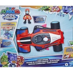 Hot Pj Masks Coche Flash de Rojo Infantil