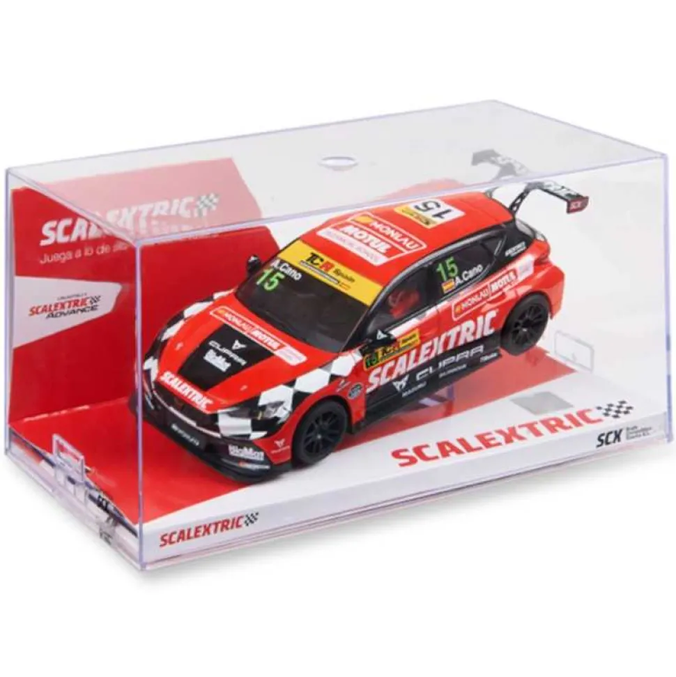 Coche Scalextric Cupra León Competición escala 1:32