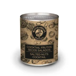 Cocktail picante (50g) y Cocktail salado (50g) Botularium (Pack con 5 latitas minibar de cada)