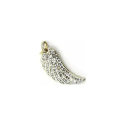 Discount Creatulote Colgante ala de Ángel con Strass. 32 mm de largo