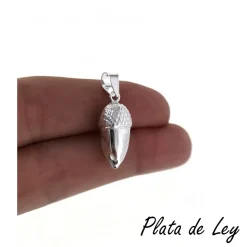 Colgante Bellota De Plata De Ley 20Mm
