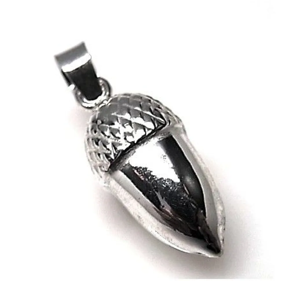 Colgante Bellota De Plata De Ley 20Mm