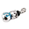 Colgante Charms Muñeco De Nieve En Plata De Ley