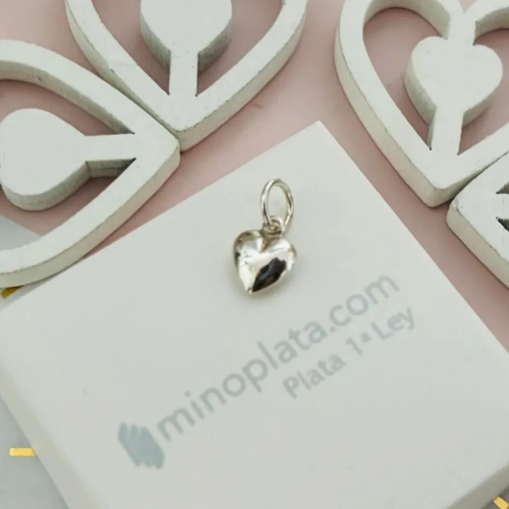 Sale Colgante Corazón De Plata De Ley 925 7Mm X 7Mm