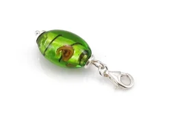 Colgante Del Dinero Tipo Charms En Plata Y Piedra Natural