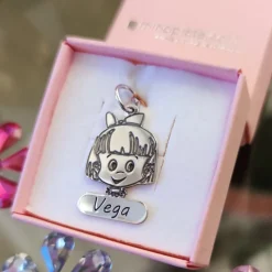 Colgante De Plata Niña Personalizado