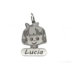 Colgante De Plata Niña Personalizado