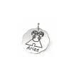 Online Colgante Horóscopo Aries En Plata De Ley