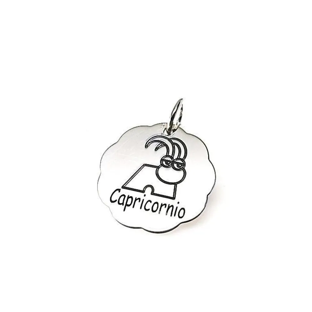 Clearance Colgante Horóscopo Capricornio De Plata De Ley