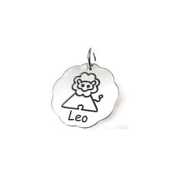 New Colgante Horóscopo Leo De Plata De Ley