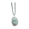 Best Creatulote Colgante Jaula espiral con mineral natural Pirita Chispa