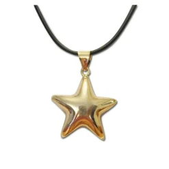 Clearance Creatulote Colgante Llamador de Ángeles en forma de estrella bañado en oro
