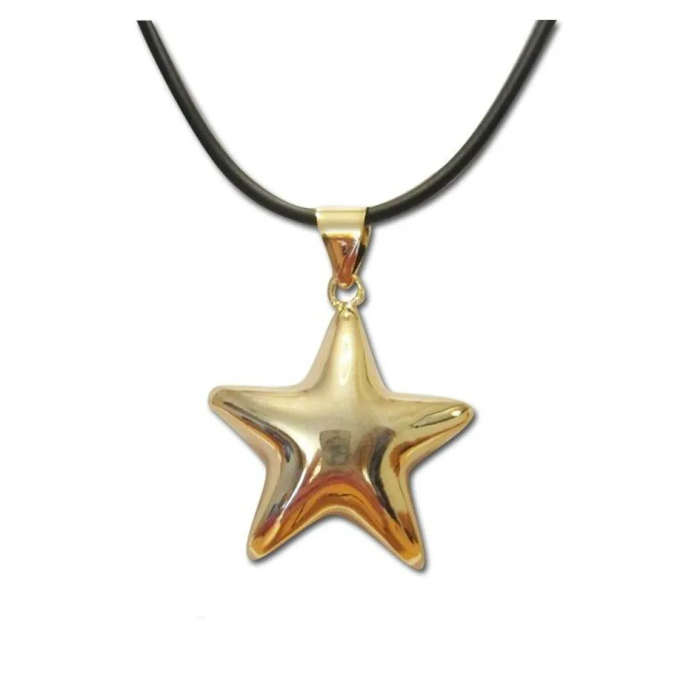 Clearance Creatulote Colgante Llamador de Ángeles en forma de estrella bañado en oro