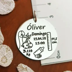 Discount Colgante Nacimiento Personalizado De Plata De Ley