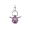 Clearance Creatulote Colgante Ángel con Amatista de 15 - 20 mm aproximados