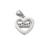 Hot Creatulote Colgante pequeño "Mama" en forma de corazón - 15 x 15 x 3.5 mm