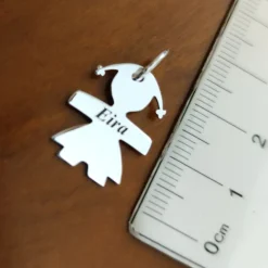 Colgante Personalizado Nombre Niña De Plata De Ley