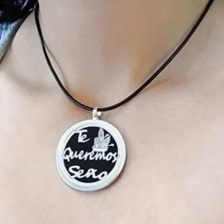Online Colgante Te Queremos Seño De Plata De Ley