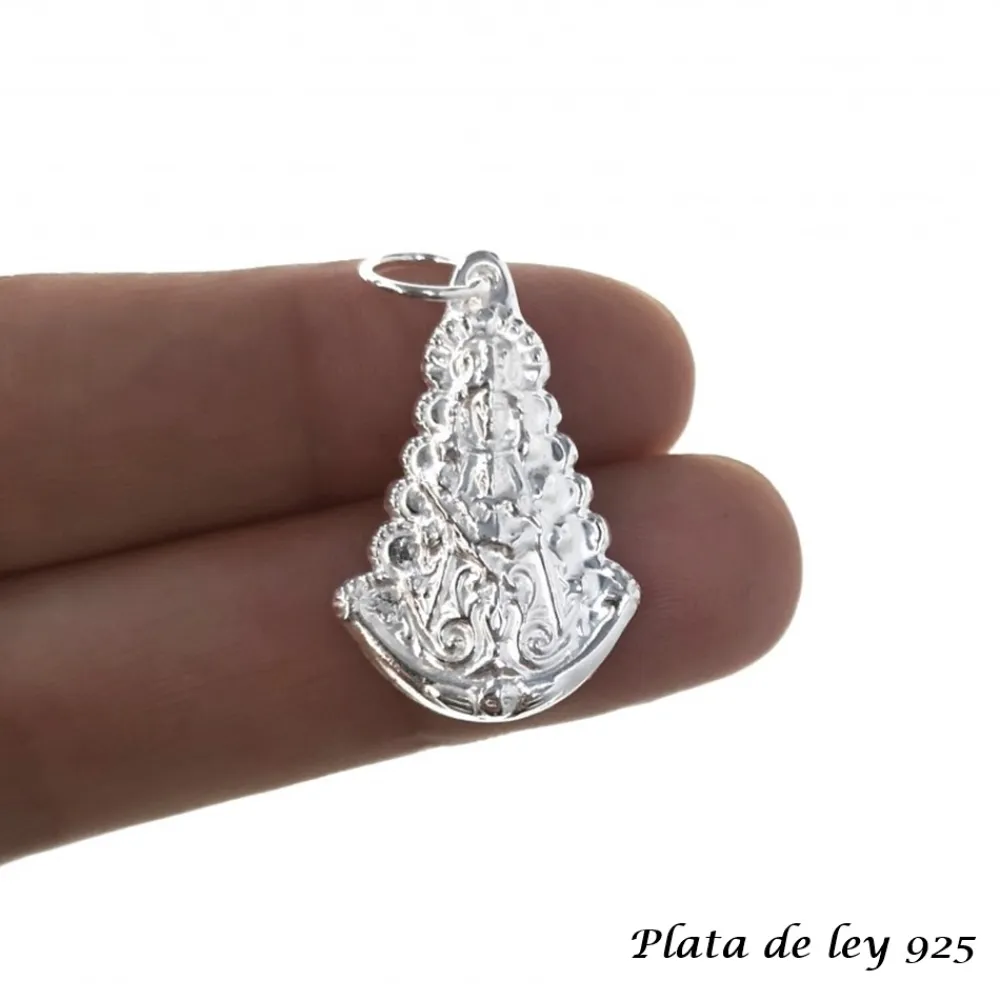 Discount Colgante Virgen Del Rocío De Plata