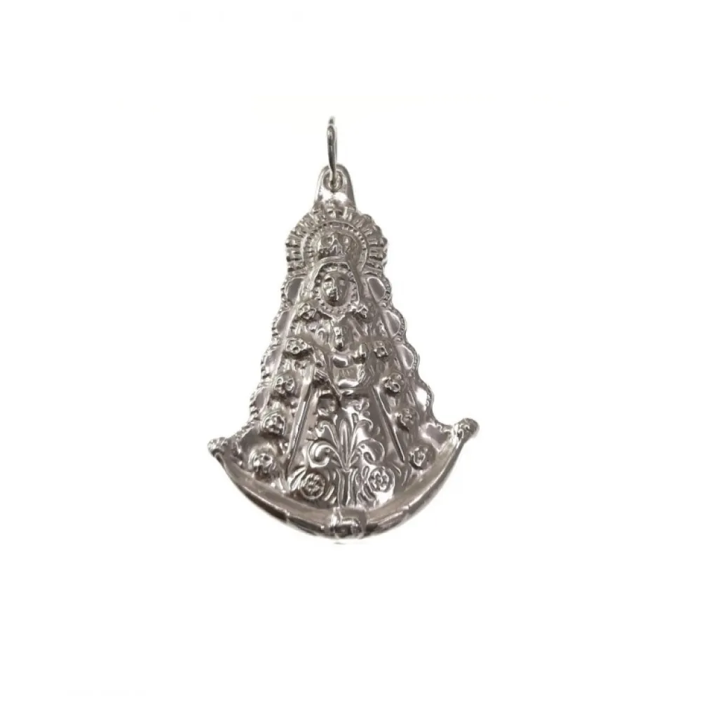 Discount Colgante Virgen Del Rocío De Plata