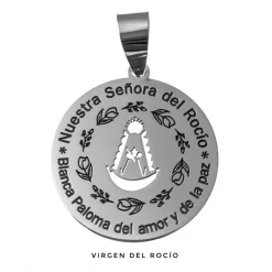 Clearance Colgante Virgen Del Rocío De Plata De Ley Calada