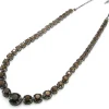 Collar De Plata Y Rodio Negro Con Circonitas Coffee
