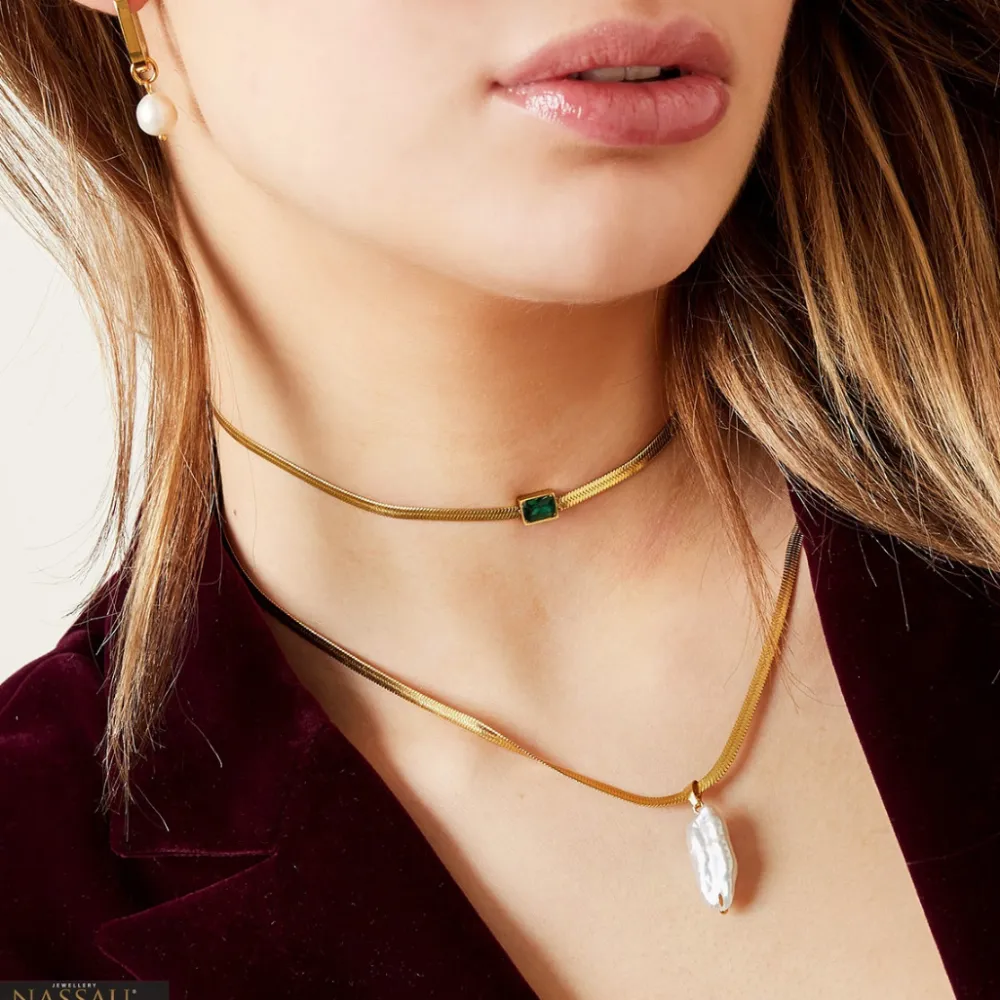 Outlet Nassau / Exclusive Collar Malla Acero Inox. 9002