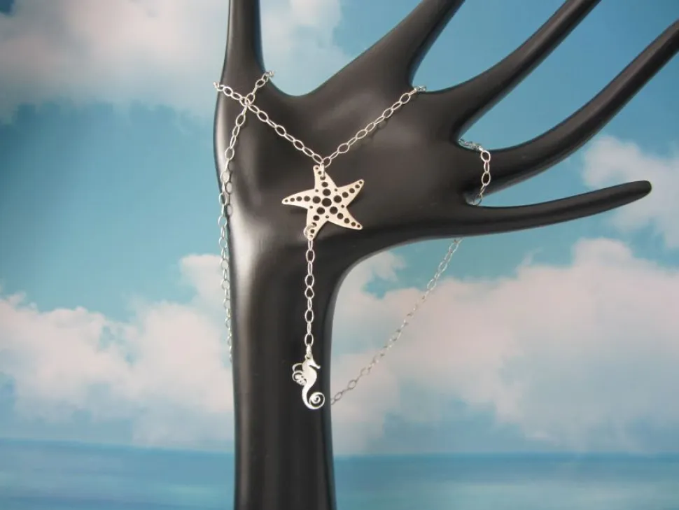Collar plata de ley temática marina