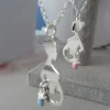 Clearance Che Carino Art Collar plata 925 mamá embarazada