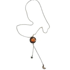 Collar sol, luna y estrellas