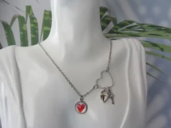 Online Che Carino Art Collar temática corazones