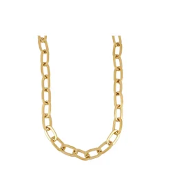 Collar unisex de acero con eslabones