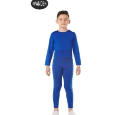 Best Conjunto Maillot Spandex en 2 piezas color Azul para niños