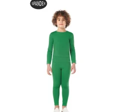 Hot Conjunto Maillot Spandex en 2 piezas color Verde para niños